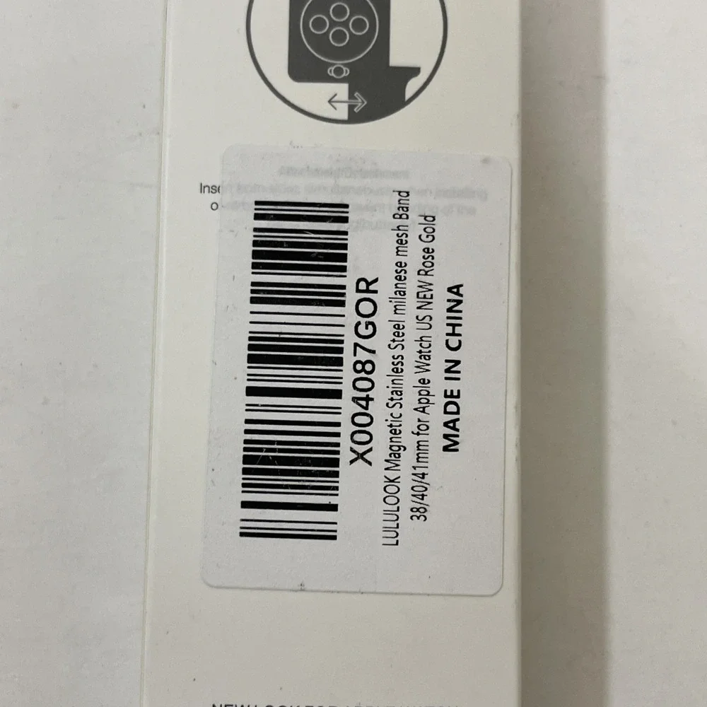 LULULOOK Magnetic Stainless Steel For Apple Watch 42mm‎ Rose Gold New Open Box.